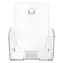 Docuholder For Countertop/wall-mount, Booklet Size, 6.5w X 3.75d X 7.75h, Clear