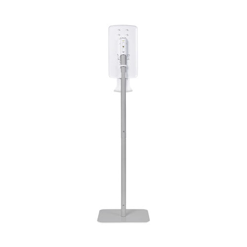 Fit Touch Free Dispenser Floor Stand, 15.7 X 15.7 X 58.3, White