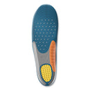 Pain Relief Orthotic Heavy Duty Support Insoles, Men Sizes 8 To 14, Gray/blue/orange/yellow, Pair