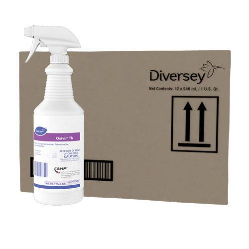 Oxivir Tb One-step Disinfectant Cleaner, 32 Oz Bottle, 12/carton