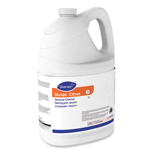 Stride Neutral Cleaner, Citrus, 1 Gal, 4 Bottles/carton