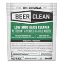 Beer Clean Glass Cleaner, Powder, 0.5 Oz Packet, 100/carton