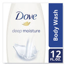 Dove Body Wash Deep Moisture, 12 Oz Bottle, 6/carton