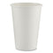 Paper Hot Cups, 16 Oz, White, 50/sleeve, 20 Sleeves/carton