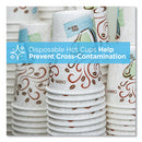 Perfectouch Paper Hot Cups, 12 Oz, Coffee Haze Design, 160/pack, 6 Packs/carton