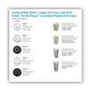 Dome Drink-thru Lids, Fits 10 Oz To 16 Oz Paper Hot Cups, White, 1,000/carton