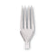 Plastic Cutlery, Forks, Heavyweight, Clear, 1,000/carton