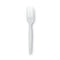 Plastic Cutlery, Heavy Mediumweight Forks, White, 1,000/carton