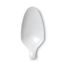 Plastic Cutlery, Mediumweight Teaspoons, White, 1,000/carton