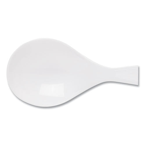 Plastic Cutlery, Heavyweight Soup Spoons, White, 1,000/carton