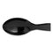 Plastic Cutlery, Heavyweight Teaspoons, Black, 1,000/carton