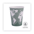 World Art Renewable And Compostable Hot Cups, 12 Oz, Gray, 50/pack