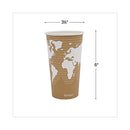 World Art Renewable And Compostable Hot Cups, 20 Oz, 50/pack, 20 Packs/carton