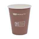 World Art Renewable And Compostable Hot Cups, 8 Oz, Plum, 50/pack