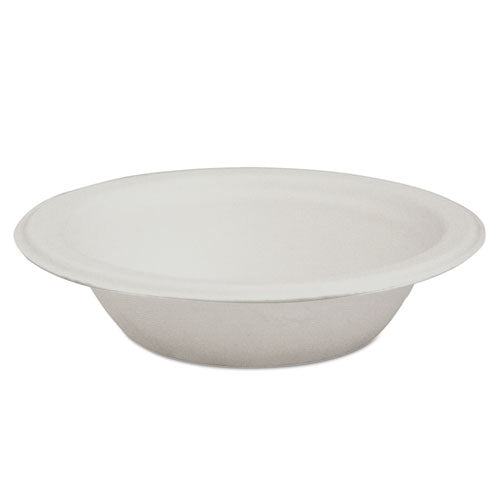 Renewable Sugarcane Bowls, 12 Oz, Natural White, 50/packs