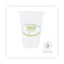 Greenstripe Renewable And Compostable Cold Cups, 16 Oz, Clear, 50/pack, 20 Packs/carton