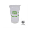 Greenstripe Renewable And Compostable Cold Cups, 20 Oz, Clear, 50/pack, 20 Packs/carton