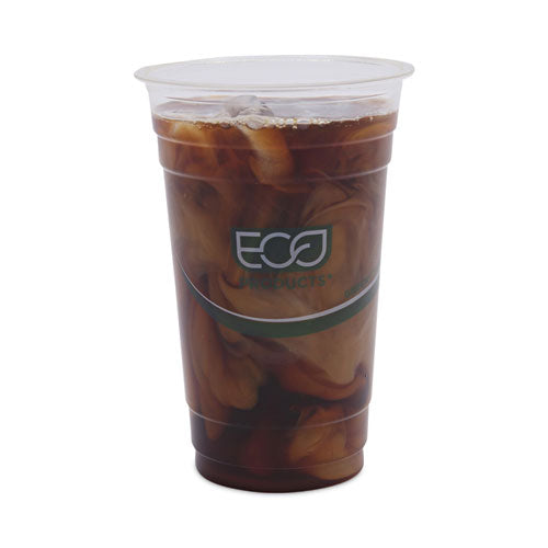 Greenstripe Renewable And Compostable Cold Cups, 20 Oz, Clear, 50/pack, 20 Packs/carton