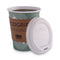 Ecolid Renewable/compostable Hot Cup Lid, Pla, Fits 10 Oz To 20 Oz Hot Cups, 50/pack, 16 Packs/carton