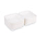 Vanguard Renewable And Compostable Sugarcane Clamshells, 1-compartment, 8 X 8 X 3, White, 200/carton