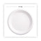 Renewable Sugarcane Plates, 9" Dia, Natural White, 50/packs