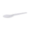 Plantware Compostable Cutlery, Spoon, 6", Pearl White, 50/pack, 20 Pack/carton