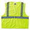 Glowear 8205hl Type R Class 2 Super Econo Mesh Safety Vest, Large To X-large, Lime