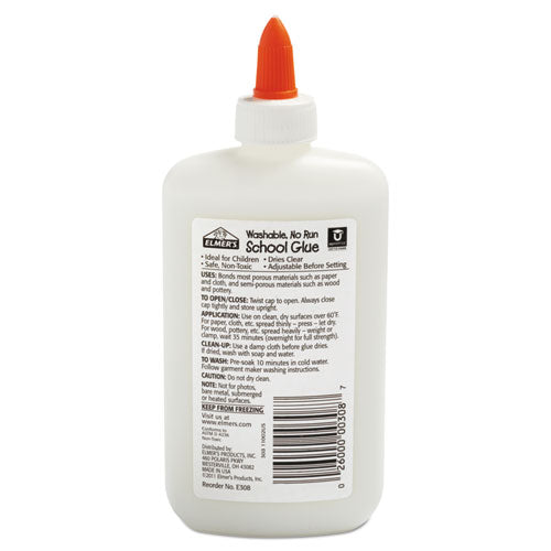 Washable School Glue, 7.63 Oz, Dries Clear