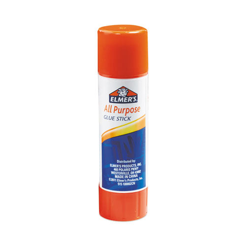 Disappearing Glue Stick, 0.77 Oz, Applies White, Dries Clear, 12/pack