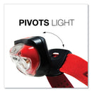 Led Headlight, 3 Aaa Batteries (included), Red