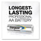 Industrial Lithium Aa Battery, 1.5 V, 6/box