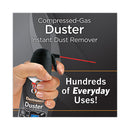 Disposable Compressed Air Duster, 3.5 Oz Can