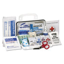 Ansi Class A 10 Person First Aid Kit, 71 Pieces, Plastic Case