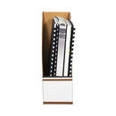 Corrugated Cardboard Magazine File, 4 X 11 X 12.25, Wood Grain, 12/carton