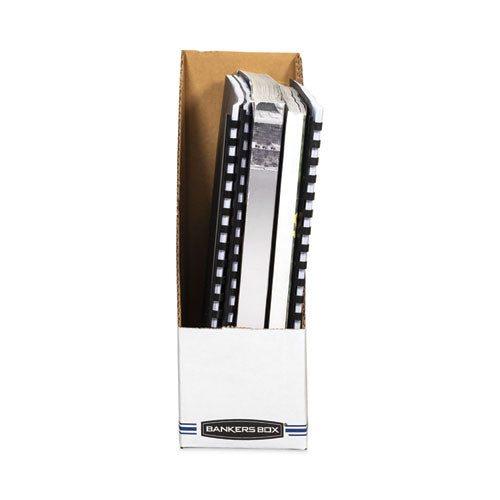 Stor/file Corrugated Magazine File, 4 X 9.25 X 11.75, White, 12/carton