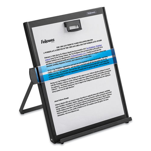 Metal Copyholder, 200 Sheet Capacity, Steel, Black