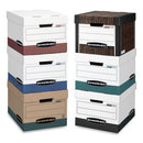 Stor/file Medium-duty 100% Recycled Storage Boxes, Letter/legal Files, 12" X 16.25" X 10.5", Kraft, 20/carton