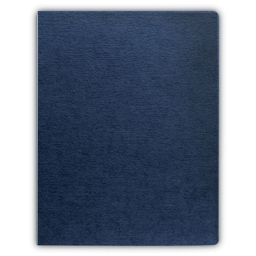 Expressions Linen Texture Presentation Covers For Binding Systems, Navy, 11.25 X 8.75, Unpunched, 200/pack