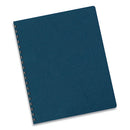 Executive Leather-like Presentation Cover, Navy, 11.25 X 8.75, Unpunched, 50/pack