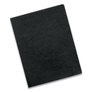 Executive Leather-like Presentation Cover, Black, 11.25 X 8.75, Unpunched, 50/pack