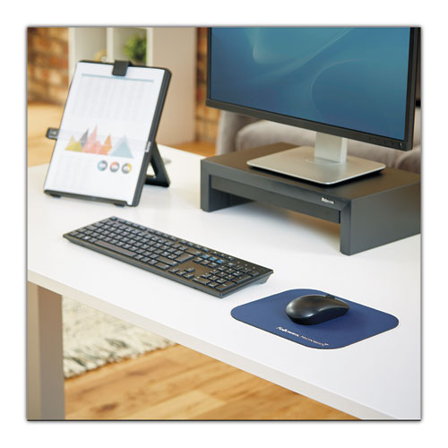 Mouse Pad With Microban Protection, 9 X 8, Navy