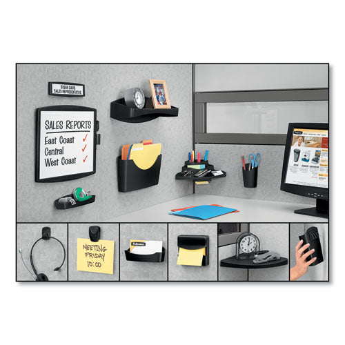 Partition Additions Dry Erase Board, 15.38 X 13.25, White Surface, Dark Graphite Hps Frame