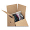 Smoothmove Wardrobe Box, Regular Slotted Container (rsc), 24" X 24" X 40", Brown/blue, 3/carton