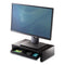 Designer Suites Monitor Riser, For 21" Monitors, 16" X 9.38" X 4.38" To 6", Black Pearl, Supports 40 Lbs