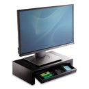 Designer Suites Monitor Riser, For 21" Monitors, 16" X 9.38" X 4.38" To 6", Black Pearl, Supports 40 Lbs