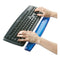 Gel Crystals Keyboard Wrist Rest, 18.5 X 2.25, Blue