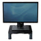 Standard Monitor Riser, 13.38" X 13.63" X 2" To 4", Graphite, Supports 60 Lbs