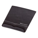 Ergonomic Memory Foam Wrist Support With Attached Mouse Pad, 8.25 X 9.87, Black