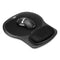 Easy Glide Gel Mouse Pad With Wrist Rest, 10 X 12, Black