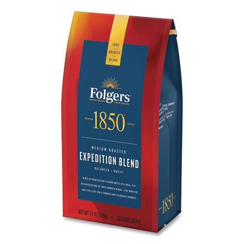 Coffee, Expedition Blend, Medium Roast, Ground, 12 Oz Bag